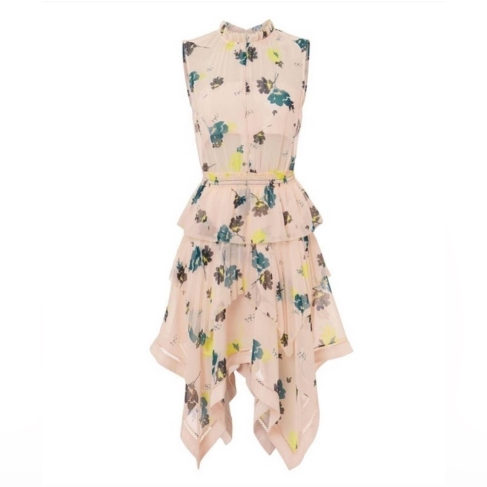 Self-Portrait Asymmetrical Floral Dress